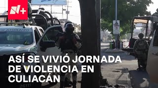 Culiacán Sinaloa vivió otra jornada de violencia al reportarse balaceras y bloqueos  Despierta [upl. by Zonnya986]