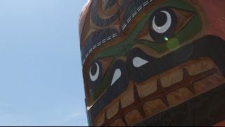 New totems at Vancouver Island University [upl. by Philippa]