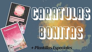 Caratulas Bonitas En Word  Plantillas Descargables [upl. by Ennovahs106]