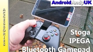 Stoga IPEGA PG9037 Bluetooth Wireless Gamepad Review [upl. by Bronnie]