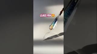 A Unique Pen you didnt know existed 🤯🤩🖊️  glass pen lifehacks shortsfeed shorts shortvideo [upl. by Eded]