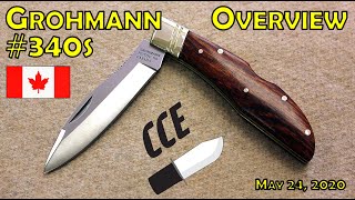 OVERVIEW Grohmann 340S Back Lock version  Canadian Belt Knife [upl. by Jacinta494]