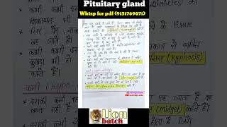 Pituitary gland hormones and diseases 9131769071 bsczoology neet knowledgeadda biology zoology [upl. by Hawker21]