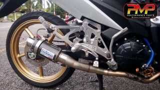 LEO Vince Corsa SE Exhaust on Yamaha LC135  Captured with Lumia 920 [upl. by Nobell571]