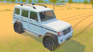 Balero 4x4 car And stunt with modified Wheel 🛞 [upl. by Tung986]