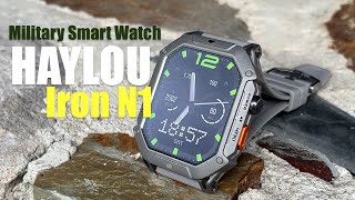 Review HAYLOU Iron N1  Tu Smart Watch para Senderismo yo Actividades Outdoor [upl. by Egnalos]