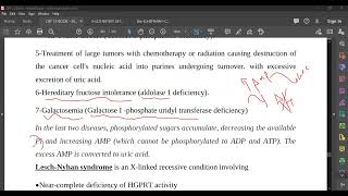 L92 Hyperuricemia and gout [upl. by Ennirok]