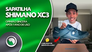 REVIEW da Sapatilha MTB SHIMANO XC3 após 1 ANO de uso  MTB Brazópolis [upl. by Namijneb643]