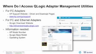 Make IO Matter – How to Access QLogic Management Utilities for HP Adapters [upl. by Elon]