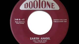 1955 HITS ARCHIVE Earth Angel  Penguins original reverbed single with fadein open 1 RampB hit [upl. by Elnore]