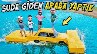 SUDA GİDEN ARABA YAPTIK DOĞADA HAYATTA KALMA [upl. by Nylyak]