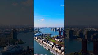 The beautiful city of 🇳🇱 Netherlands  rotterdam contigo shorts viralvideo trending dji sky [upl. by Yelhak45]