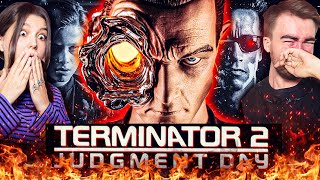 quotTerminator 2 Judgment Dayquot 1991 Movie Reaction  First Time Watching [upl. by Nivrac]