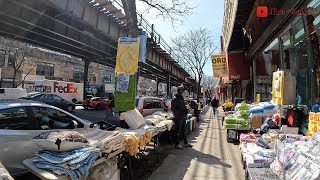 Bronx Walk NYC  Williamsbridge Sq E Gun Hill Rd Sedgwick Ave Jerome Ave March 2023 [upl. by Aisatsana]