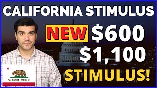 California 600 Stimulus Check Update New 2nd 600 1100 Golden State Stimulus Check Who Eligible [upl. by Erde]