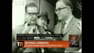 Radomiro Tomic saludando el triunfo electoral de Salvador Allende [upl. by Annahc]