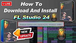 How To Download And Install FL Studio 24  fl studio 24 update  Whats New tutorial  Hindi [upl. by Giannini542]