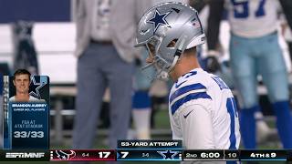 The Cowboys Kickers Miss is More Impressive than Most Kickers Makes [upl. by Enelahs]