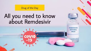 Remdesivir  Antiviral  Drug of the Day [upl. by Taite]