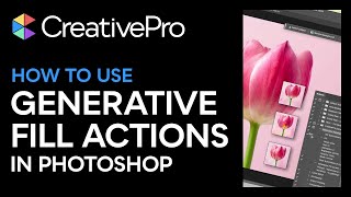 Photoshop How to Use Generative Fill Actions Video Tutorial [upl. by Enaols]