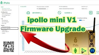 How to Upgrade iPollo V1 Mini Firmware  MBTmining [upl. by Occor]