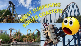 Most Surprising Roller Coasters in the World [upl. by Seidel]