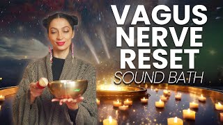 Vagus Nerve Reset to Sleep  Sound Bath Healing Meditation 10 Hours [upl. by Schoenburg977]