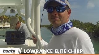 Lowrance Elite 7 CHIRP First Look Video [upl. by Gwenneth566]