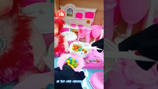 Satisfying with Unboxing amp Review Miniature Kitchen Set Toys Cooking Video Asmr cooking play kitchen [upl. by Ydisahc282]