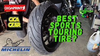 MICHELIN PILOT STREET RADIAL 15060 R17  INSTALLED ON YAMAHA MT03 [upl. by Rheims]