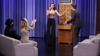 Gal Gadot Plays Charades for First Time With Jimmy Fallon [upl. by Gabe253]