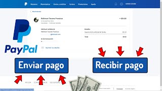 Como Enviar o Recibir Dinero en PayPal Paso a Paso [upl. by Nishi942]