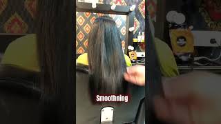 Rebonding on curly hair smoothning rebonding haircut haircare newsong punjabisong song [upl. by Meek]