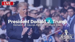 LIVE REPLAY Trump Delivers Remarks at Caucus Rally in Indianola Iowa  11424 [upl. by Iiette]