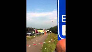 Ongeval A2 Maarheeze 2862011 [upl. by Zielsdorf624]