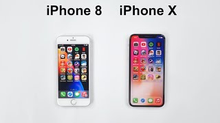 iPhone 8 vs iPhone X in 2024  SPEED TEST [upl. by Amieva]