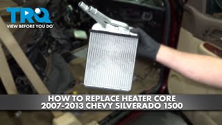 How to Replace Heater Core 20072013 Chevy Silverado [upl. by Rehtaef820]