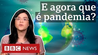 Coronavírus o que significa a OMS declarar pandemia da nova doença [upl. by Wong]