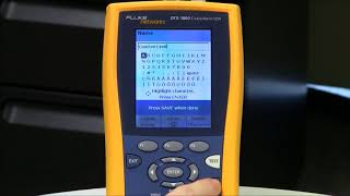 Creating a custom fixed loss limit in your DTX CableAnalyzer DTX FI 106  By Fluke Networks [upl. by Samaria]