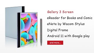 Kickstarter Bigme Galy Worlds First Color E Ink Gallery™ 3 Tablet [upl. by Packston547]