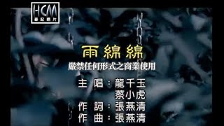 龍千玉vs蔡小虎雨綿綿官方KTV版 [upl. by Tiffanie]