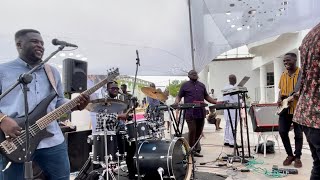 NONSTOP‼️Best Ghanaian Live band Jam🔥With the Afro Band✊🏾🎧Good sound🎵Best Ghanaian songsEmma🎸 [upl. by Nyrhtak]