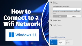 How To Fix Wifi Not Working On Windows 11  Fix All WiFi Issues [upl. by Naloj]