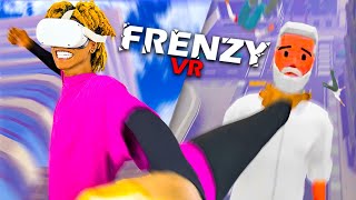 VR GAMES CANT GET ANY GOOFIER THAN THIS  Frenzy VR [upl. by Violet]