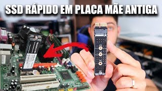 SSD SUPER RÁPIDO EM PLACA MÃE LGA 775 ESSE ADAPTADOR FAZ ISSO MESMO [upl. by Ramso188]