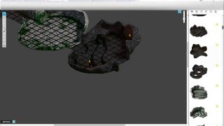 Roll20 Isometric Tile Placement And Dynamic Lighting [upl. by Norrej]