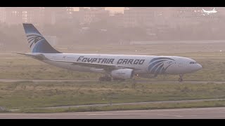 5 Freighters Landing at Dhaka Airport [upl. by Vale]