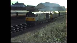 Rare Traction on Carlisle Trains Class 58 1990 Archive [upl. by Boni40]