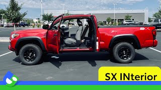 2022 Tacoma SR  SX Package Interior Review by Toyota [upl. by Annayk]