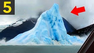 5 Icebergs Flipping Over  incredible [upl. by Willa]